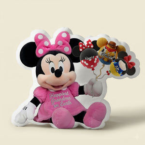 Happiest Grandma On Earth Custom Shaped Pillow - Personalized Gifts For Grandma 01ohti140326-Homacus