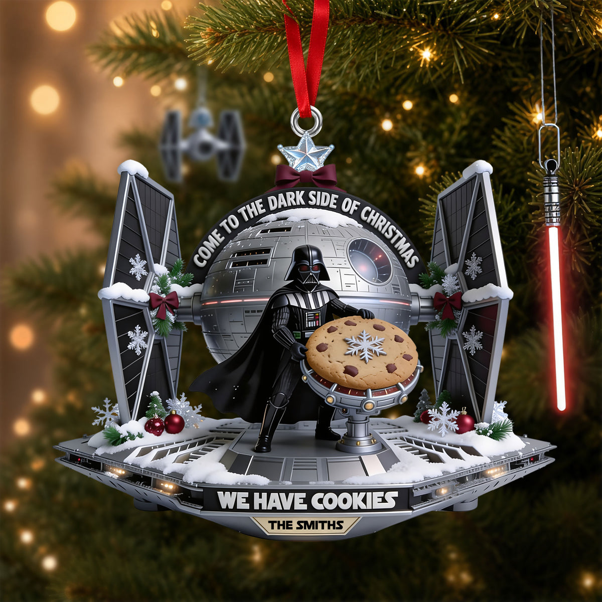 Space Warrior Christmas Cookie Acrylic Ornament - Personalized Christmas Gifts 03hati070926-Homacus