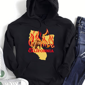 Pray For California Los Angeles Fire Strong Shirt Northern California Wildfire Shirt-Homacus