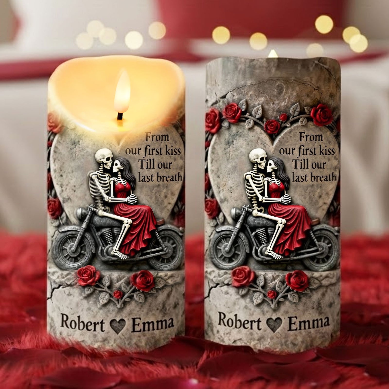 Couple Till Our Last Breath LED Candle - Personalized Gifts For Couple 03toti151225-Homacus