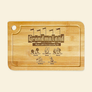 Grandma Kids Cutting Board - Personalized Engraved Cutting Board For Grandma 01HUTI110226-Homacus