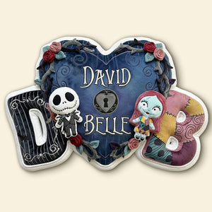 Initial Alphabet Couple Pillow - Personalized Gifts For Couple 05QHTI091225-Homacus