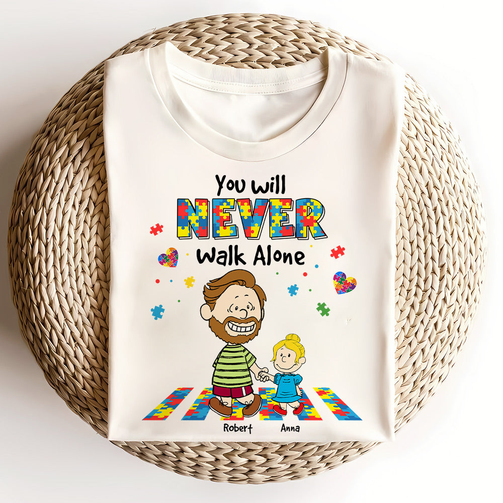Personalized Gifts For Autism Awareness Shirt Cartoon Parent And Kids 02KATI190225HH-Homacus