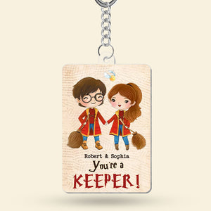 Personalized Gifts For Couple Keychain 02HUTI260724-Homacus