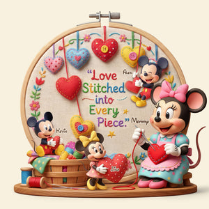 Family Heart Keepsake Acrylic Plaque Personalized Gifts For Mom 05PATI050326-Homacus