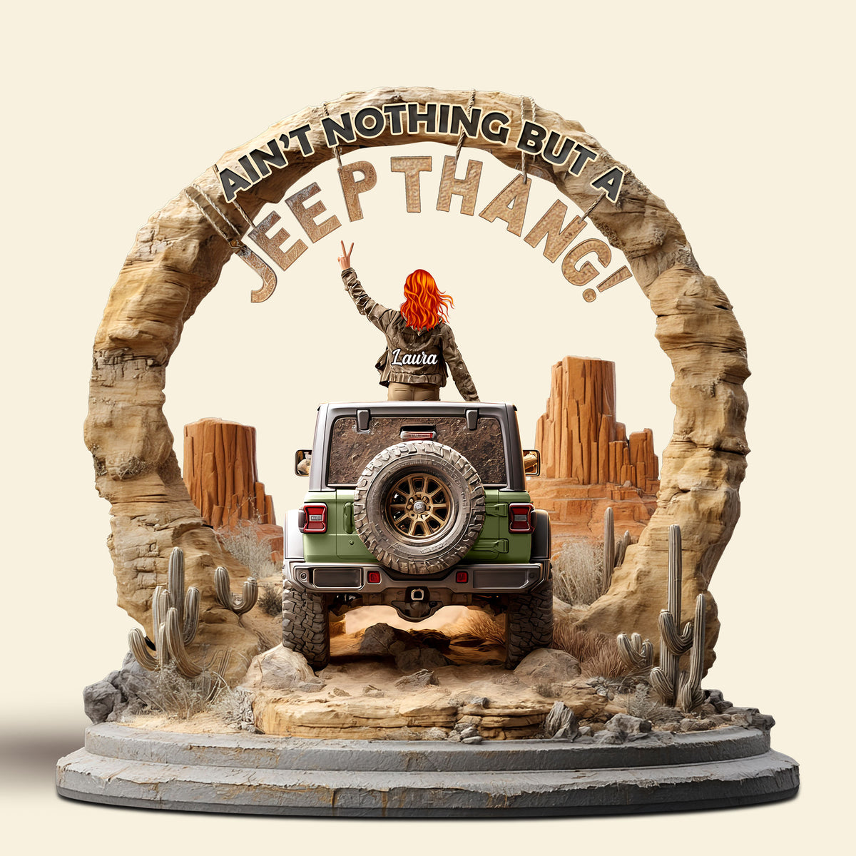 Off-road Girl Acrylic Plaque - Personalized Gifts For Off-road Lovers 04TGTI150525-Homacus