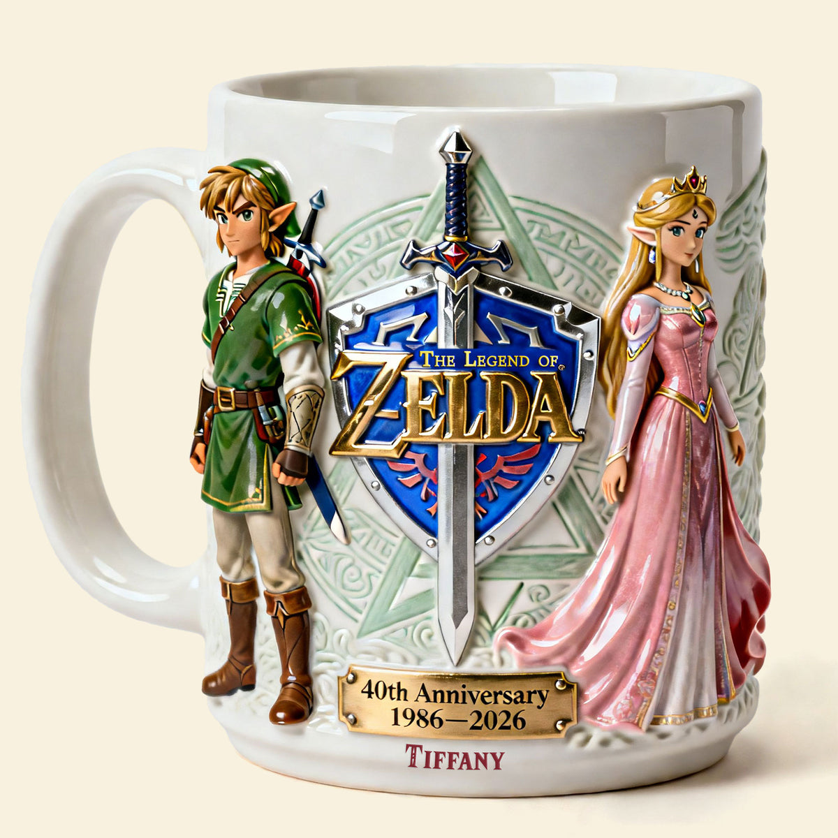 Celebrating 40 Years Of Love Coffee Mug - Personalized Anniversary Gift 03NATI070126-Homacus