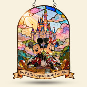 Playful Couple Suncatcher Ornament - Personalized Gifts For Couple 03toti080126-Homacus