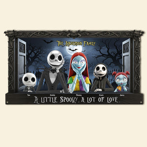 Horror Family Metal Sign - Personalized Gifts For Family 03pgti090825-Homacus