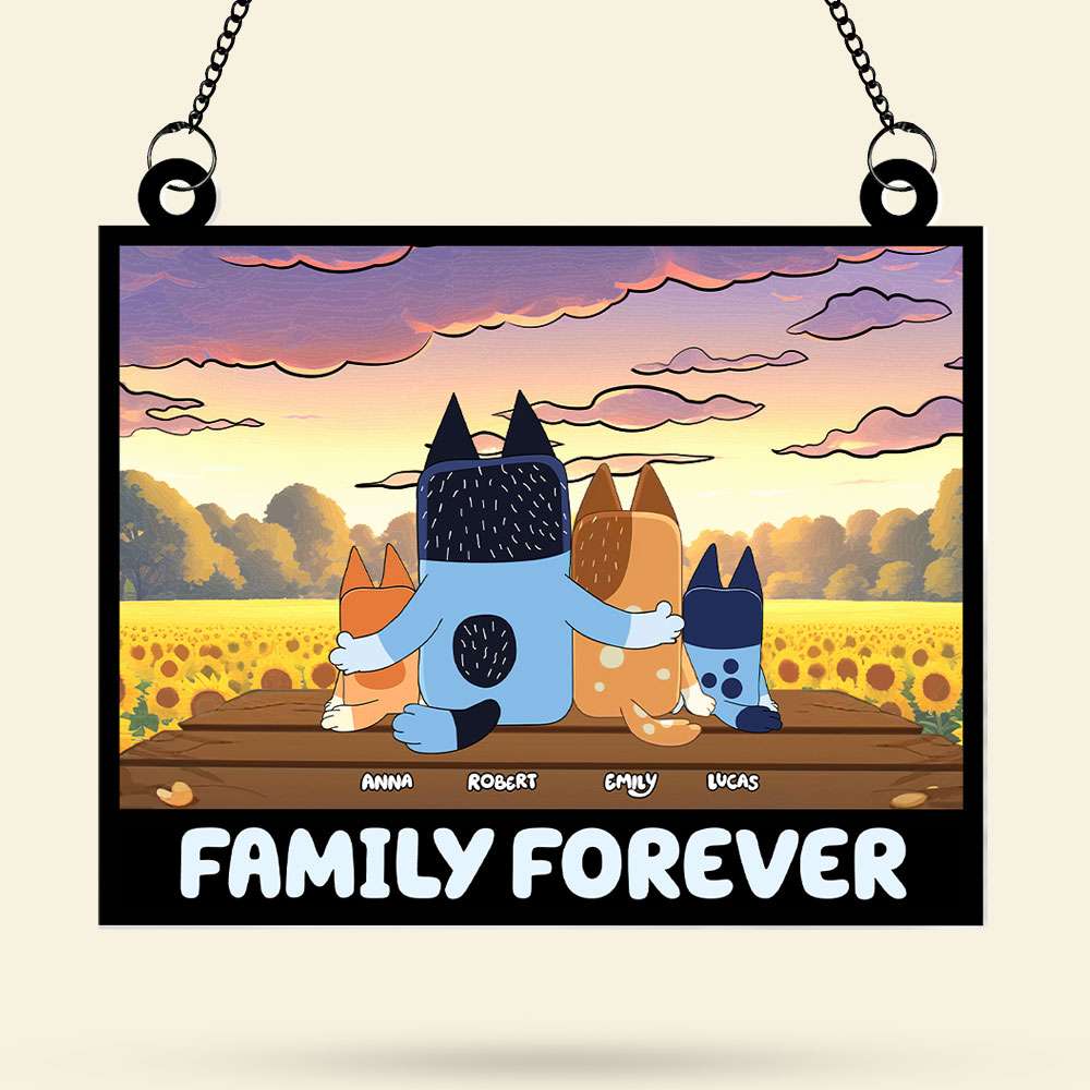 Personalized Gifts For Family Suncatcher Ornament 05NATI010724-Homacus