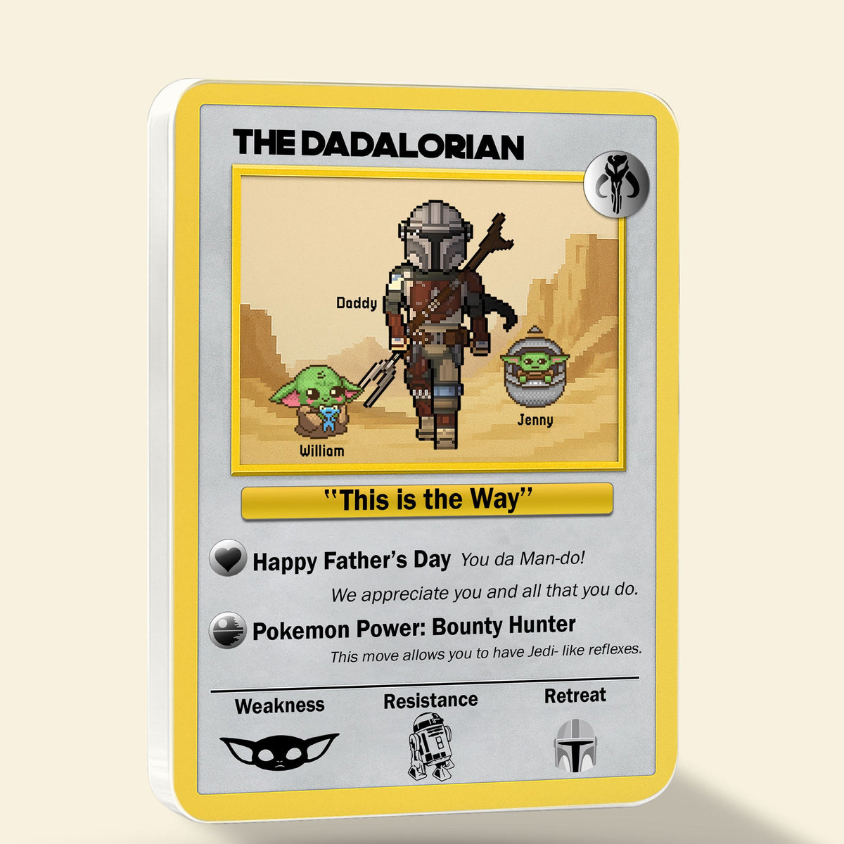 Galaxy Dad Plaque - Personalized Gifts For Dad 01nati130525-Homacus