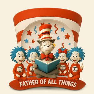 Dad Of Little Treasures Acrylic Plaque - Personalized Gifts For Father 03TGTI250425-Homacus