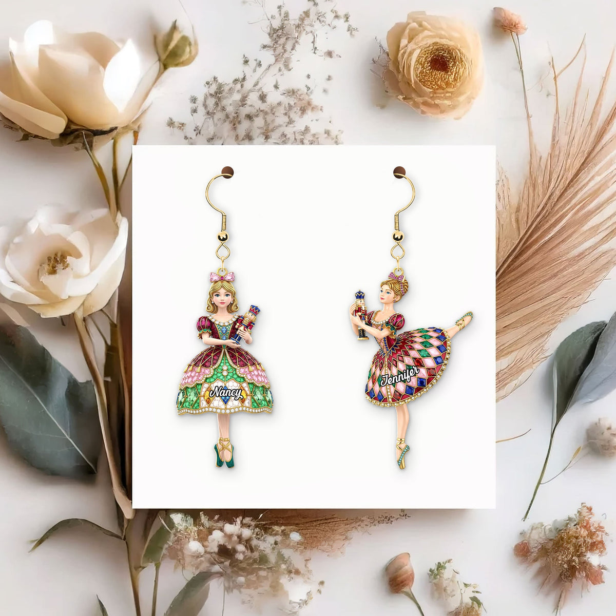 Ballet Earrings - Personalized Gifts For Ballet Lovers 03nati120725-Homacus