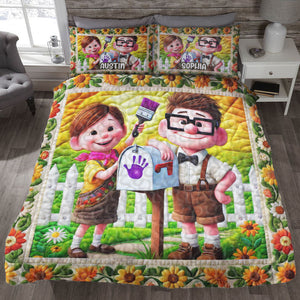 Personalized Gifts For Couple Quilt Bedding Set 03tgti090125-Homacus