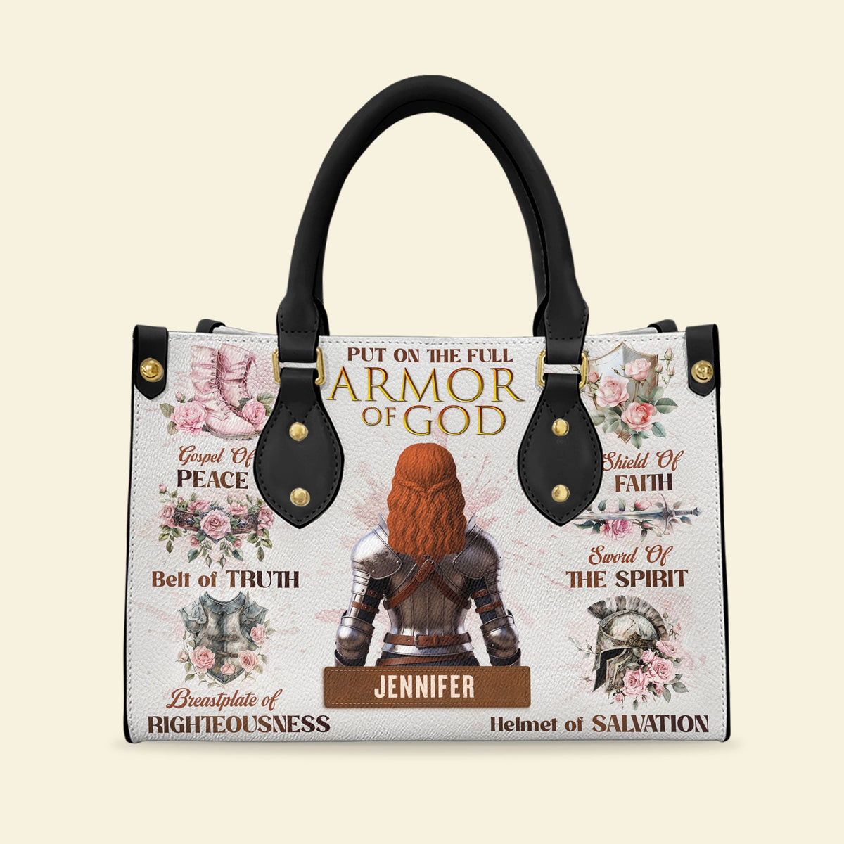 Knight Woman Leather Bag - Personalized Gifts For Her 04nati110725-Homacus