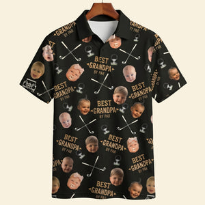 Custom Photo Best Dad By Par Shirt, Personalized Gifts For Golf Dads 03qhti080526-Homacus