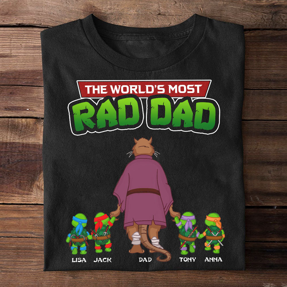 Personalized Gifts For Dad Shirt Most Rad Dad 03HUTI250523-Homacus