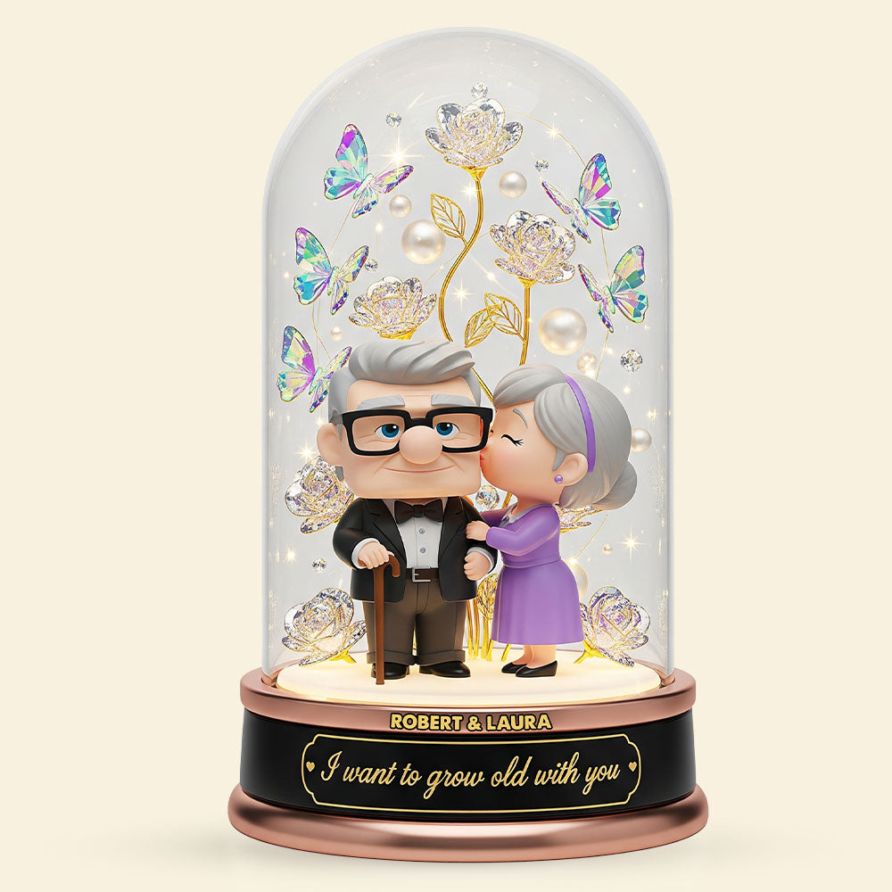 Old Couple Plaque - Personalized Gifts For Couple 02nati100625-Homacus