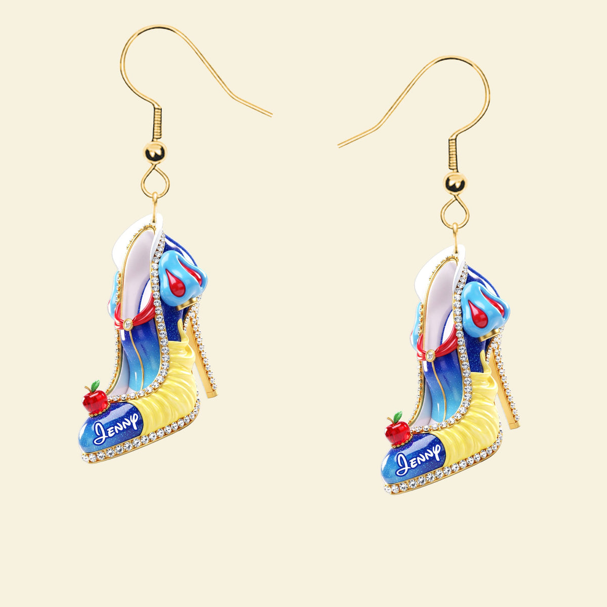 Holiday Glam Heels Earrings – Personalized Christmas Jewelry For Her 01ohti020725-Homacus