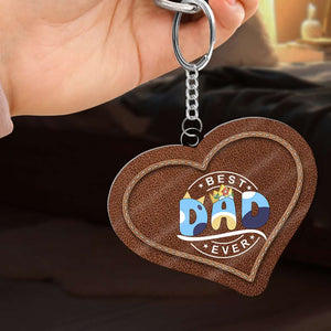 Personalized Gifts For Dad Keychain 03OHDC300524-Homacus