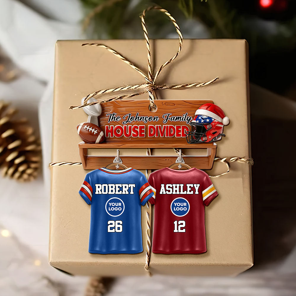 House Divided Family Ornament - Personalized Gifts For Family 01huti170925-Homacus