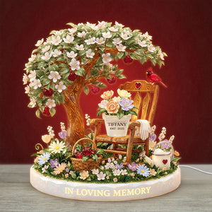 Memorial Under Apple Tree Acrylic Light Box - Personalized Gifts 01pati121225-Homacus