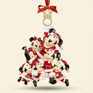 Playful Family Tree Ornament - Personalized Christmas Gifts For Family 01QHTI230925-Homacus