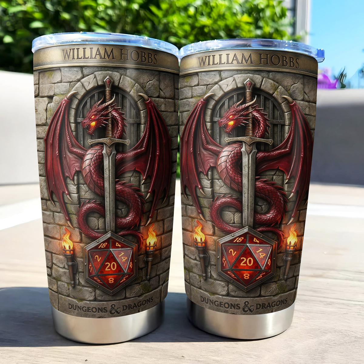 Dragon Tumbler - Personalized Gifts For Dragon Lover 01pati030226-Homacus