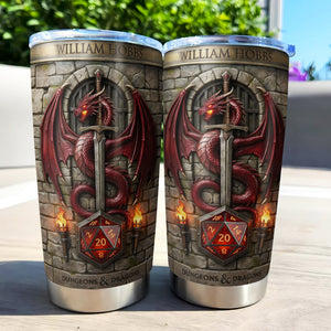 Dragon Tumbler - Personalized Gifts For Dragon Lover 01pati030226-Homacus