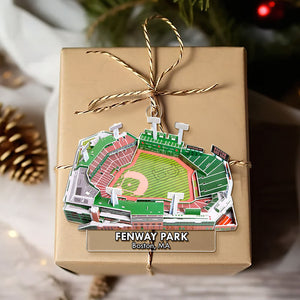 Personalized Gift For Baseball Lovers, Baseball Stadium Field Ornament 02QHTI161024-Homacus