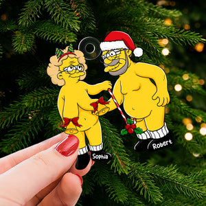 Personalized Christmas Gift For Couple Ornament Couple 05ACTI041124PA-Homacus