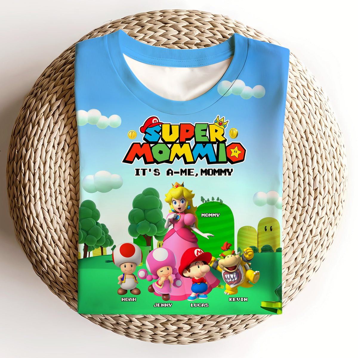 Personalized Gifts For Mom 3D Shirt, It's A-Me Mommy 01OHTI220325-Homacus