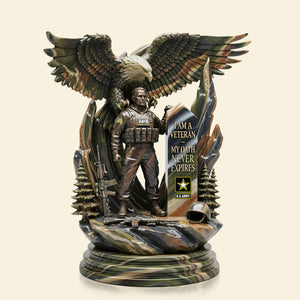 Strong Veteran Plaque - Personalized Christmas Gifts For Veteran 03tgti070725-Homacus