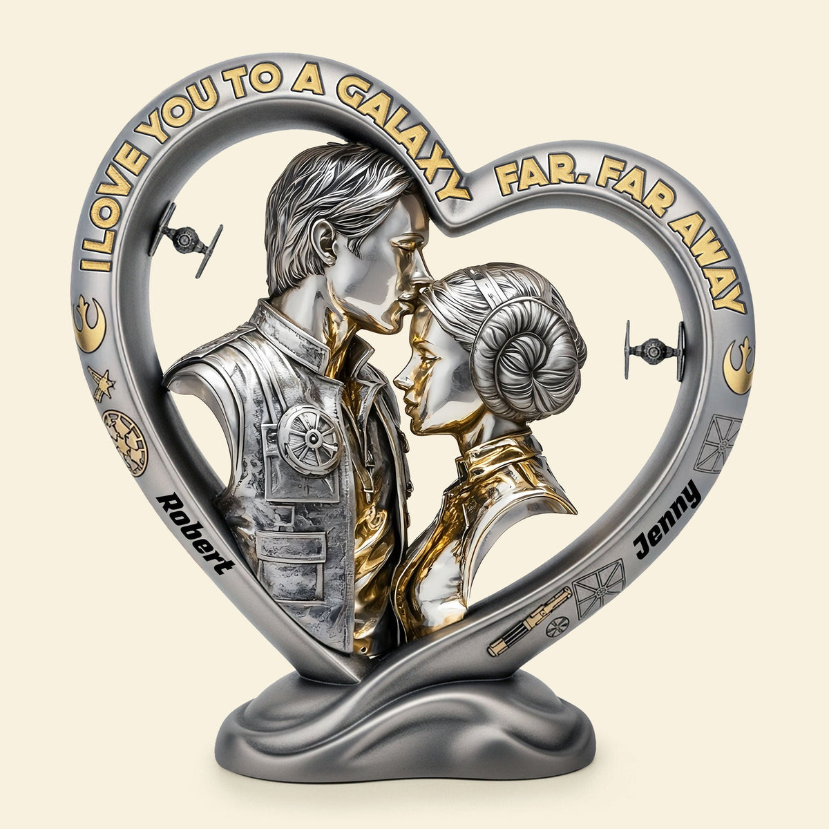 Galaxy Couple Plaque - Personalized Gifts For Couple 06tgti020725-Homacus