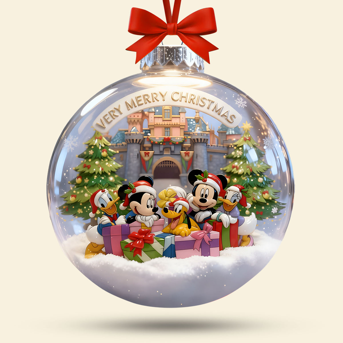 Cute Merry Christmas Acrylic Ornament, Personalized Gifts 07qhti201025-Homacus