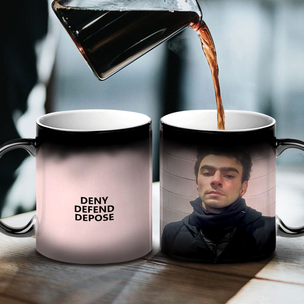 Luigi Mangione Supporter Magic Coffee Mug-Homacus