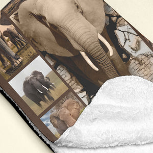 Personalized Gifts For Elephant Lover Blanket 011qhti311224-Homacus