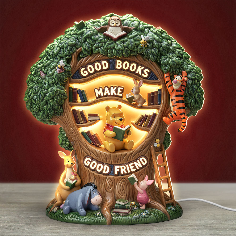 Bookish Friends Forever Acrylic Light Box - Personalized Gift For Friends 04PATI101225-Homacus