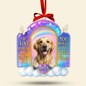 Memorial Dog Ornament - Custom Photo Gifts For Dog Lovers 06nati160925-Homacus