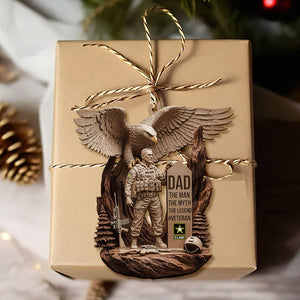 Veteran Ornament - Personalized Gift For Public Service Officer Christmas Ornament 04TGTI301025-Homacus