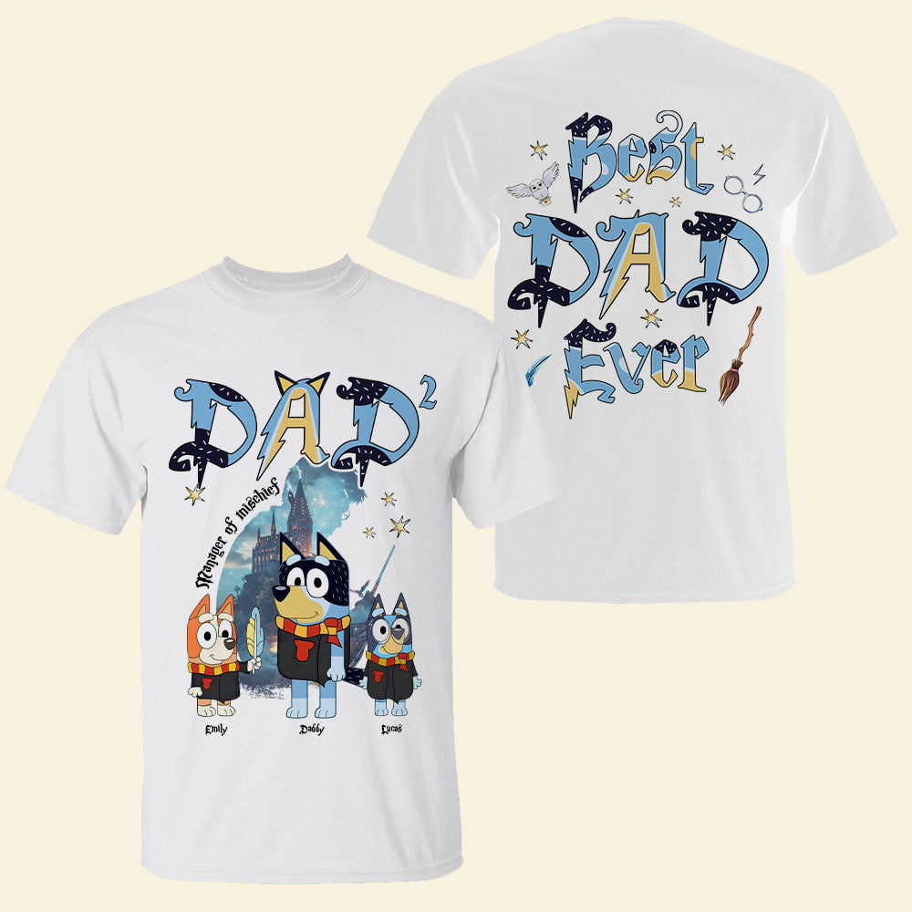 Dog Dad Shirt - Personalized Gifts For Dad 01huti010425-Homacus