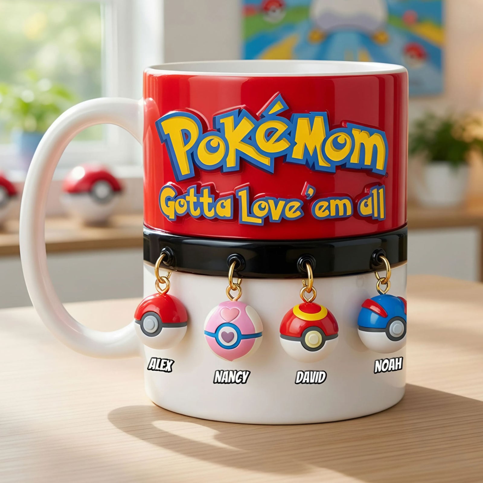 Pocket Monster Mom Coffee Mug - Personalized Gifts For Mom 04OHTI030426-Homacus