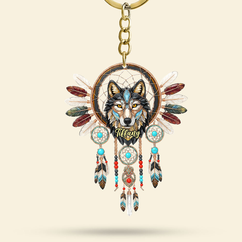 Native American Keychain - Personalized Gifts For Natives 03nati010725-Homacus