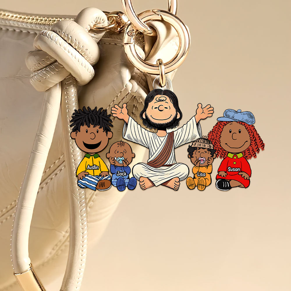 Personalized Gifts For Jesus Family Keychain 04ohti180125-Homacus