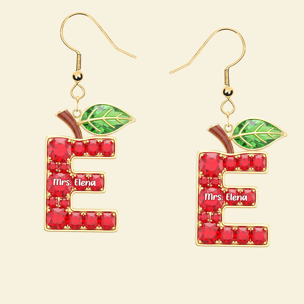 Cute Teacher Earrings - Personalized Gifts For Teachers 01huti150725-Homacus
