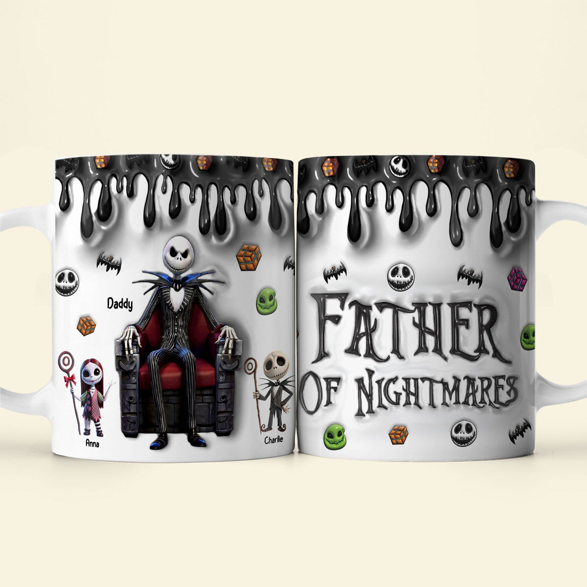 Nightmare Dad Coffee Mug - Personalized Gifts For Dad 03ohti240425-Homacus