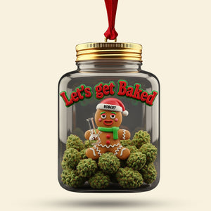 Gingerbread Weed Ornament - Personalized Gifts For Weed Lovers 03toti110825-Homacus