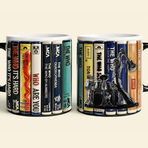 Cassette Tape Music Coffee Accent Mug - Personalized Gifts For Music Lover Coffee Mug 02NATI240126-Homacus