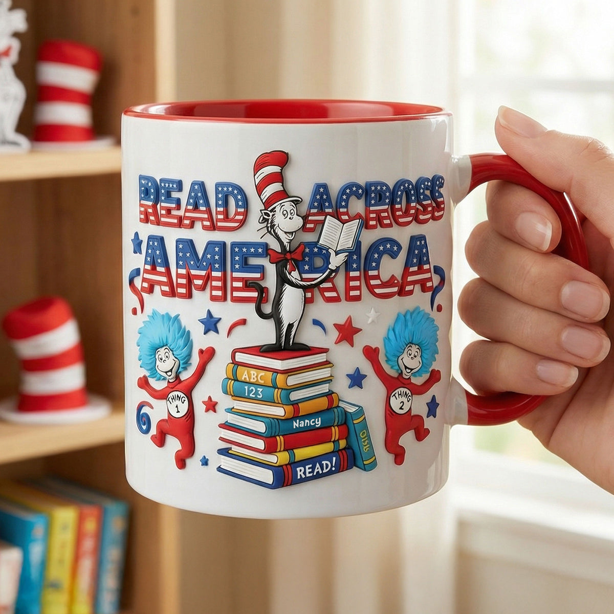 Reading Spirit Day Coffee Mug - Personalized Gift For Reading Lovers 04PATI070226-Homacus