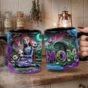 Spooky Moms And Kids Accent Mug - Personalized Gifts For Moms 02qhti280426-Homacus